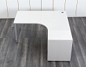 Купить Комплект офисной мебели стол с тумбой Bene 1 600х1 600х760 ЛДСП Серый   (СПУСКп-09112)