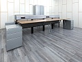 Комплект офисной мебели Herman Miller 3 200х1 800х1 000 ЛДСП Орех   (КОМХ-17082)