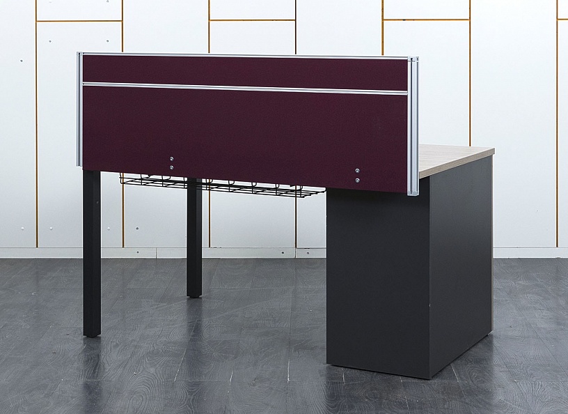 Комплект офисной мебели стол с тумбой  1 400х800х750 ЛДСП Зебрано   (СППЗК-28121)
