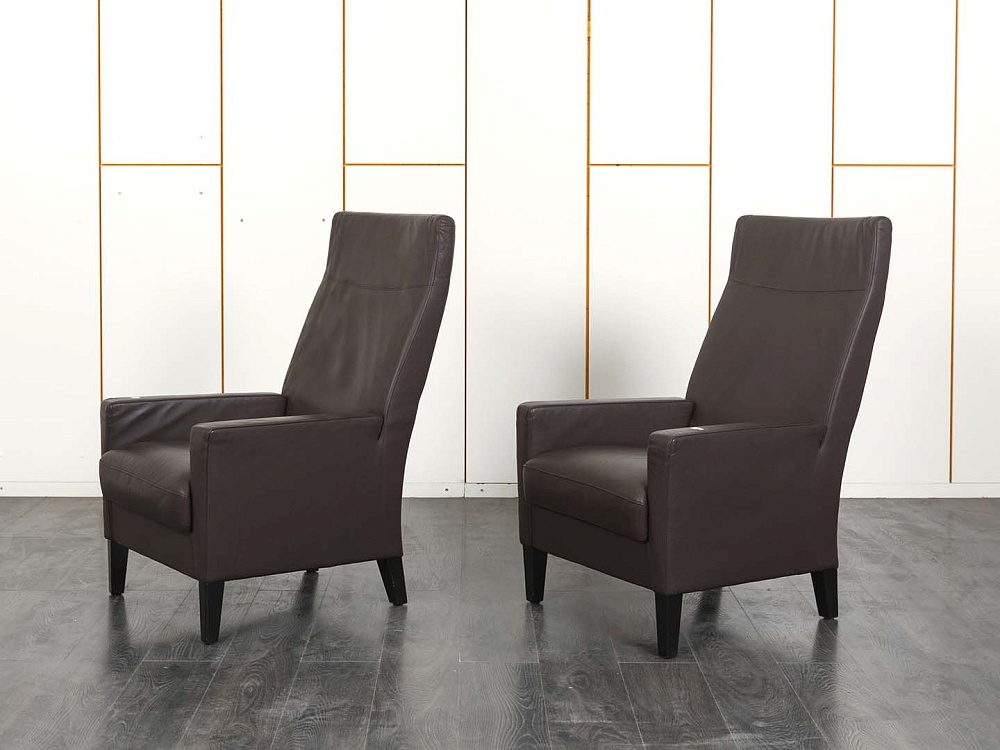 Комплект из 2-х кресел Walter Knoll Кожа Коричневый   (КНККК-30011)