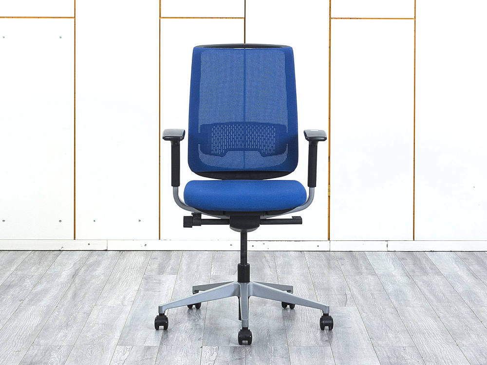 Офисное кресло для персонала  SteelCase Сетка Синий Reply Air  (КПСН-29074)