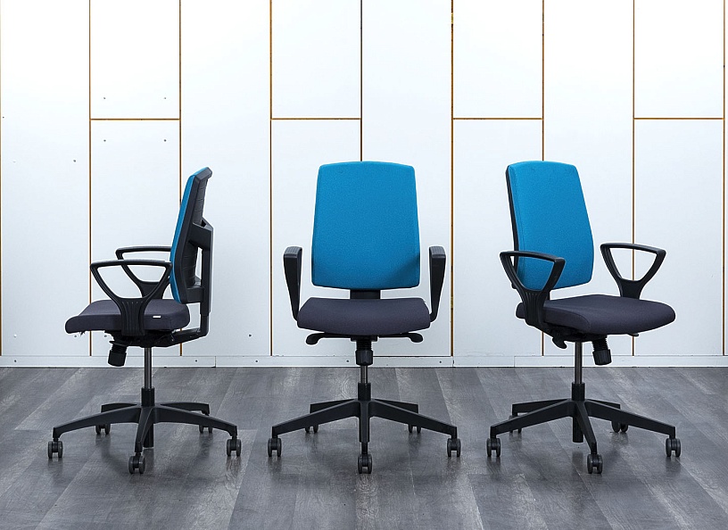 Офисное кресло для персонала  Profim Ткань Синий Raya  (КПТН-08063)