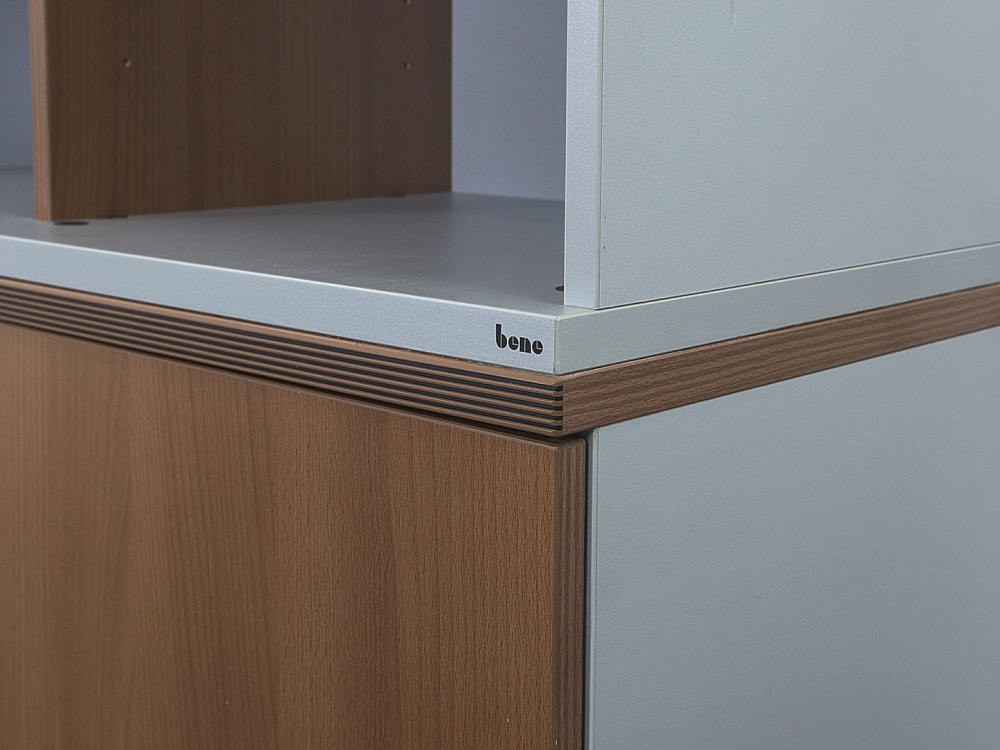 Кабинет руководителя Bene 1 800х1 800х750 Шпон Орех   (КРХ1-06091)