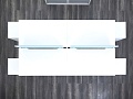 Комплект офисной мебели Herman Miller 2 800х1 630х750 ЛДСП Белый   (КОМБ1-30033)