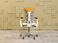 Офисное кресло руководителя на колесах Embody Herman Miller Кожа Оранжевый США  КРКО-29125