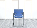 Конференц кресло для переговорной  Синий Ткань SteelCase   (УДТН-01074)