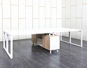 Купить Комплект офисной мебели  3 000х1 600х720 ЛДСП Белый   (СППБК-13011)