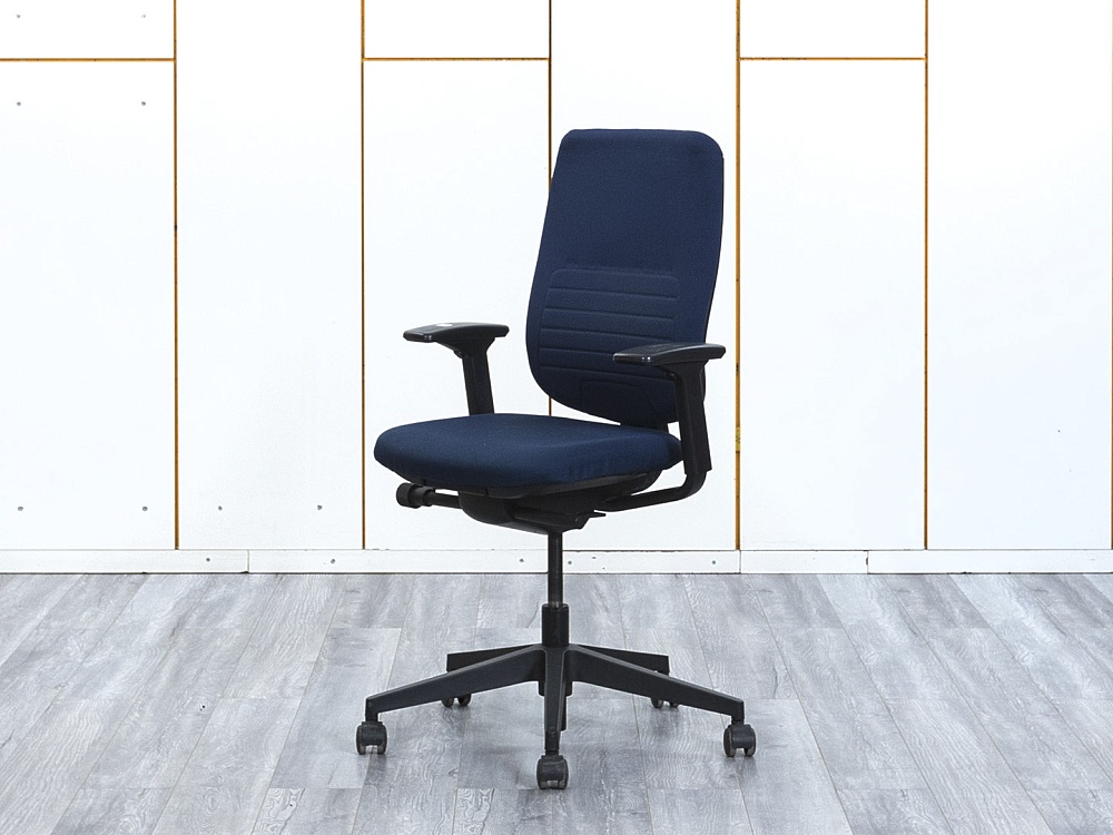 Офисное кресло для персонала  SteelCase Ткань Синий   (КПТН-25123)