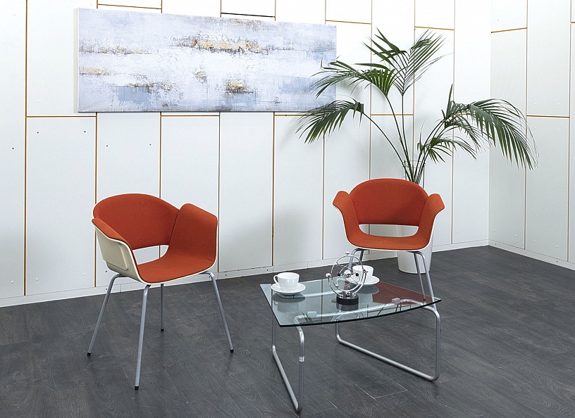 Мягкое кресло Bene Ткань Оранжевый Rondo  (Комплект из 2-х кресел Bene КНТОК-06101)