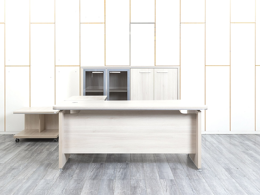 Кабинет руководителя  1 800х950х760 ЛДСП Дуб молочный Focus Director  (КРВ-21064)