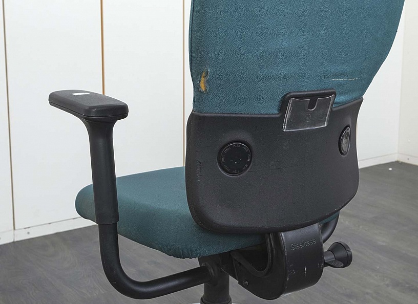 Офисное кресло руководителя  SteelCase Ткань Зеленый   (КРТЗ-17081)