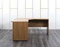 Купить Комплект офисной мебели стол с тумбой  1 600х1 600х750 ЛДСП Орех   (СПУХКл-16052)