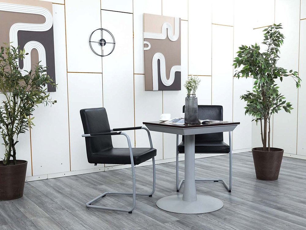 Офисный стол для переговоров MARTEX 600х600х720 Шпон Венге HAN  (СГПЕ-21104)