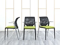 Конференц кресло для переговорной  Зеленый Сетка VITRA MedaSlim  (УНСЗ-23074)