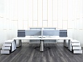 Комплект офисной мебели Herman Miller 3 200х1 650х1 180 ЛДСП Белый   (КОМБ1-13112)
