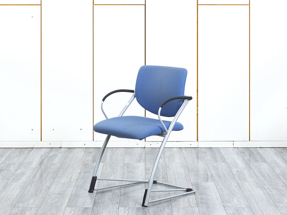 Конференц кресло для переговорной  Синий Ткань SteelCase   (УДТН-01074)