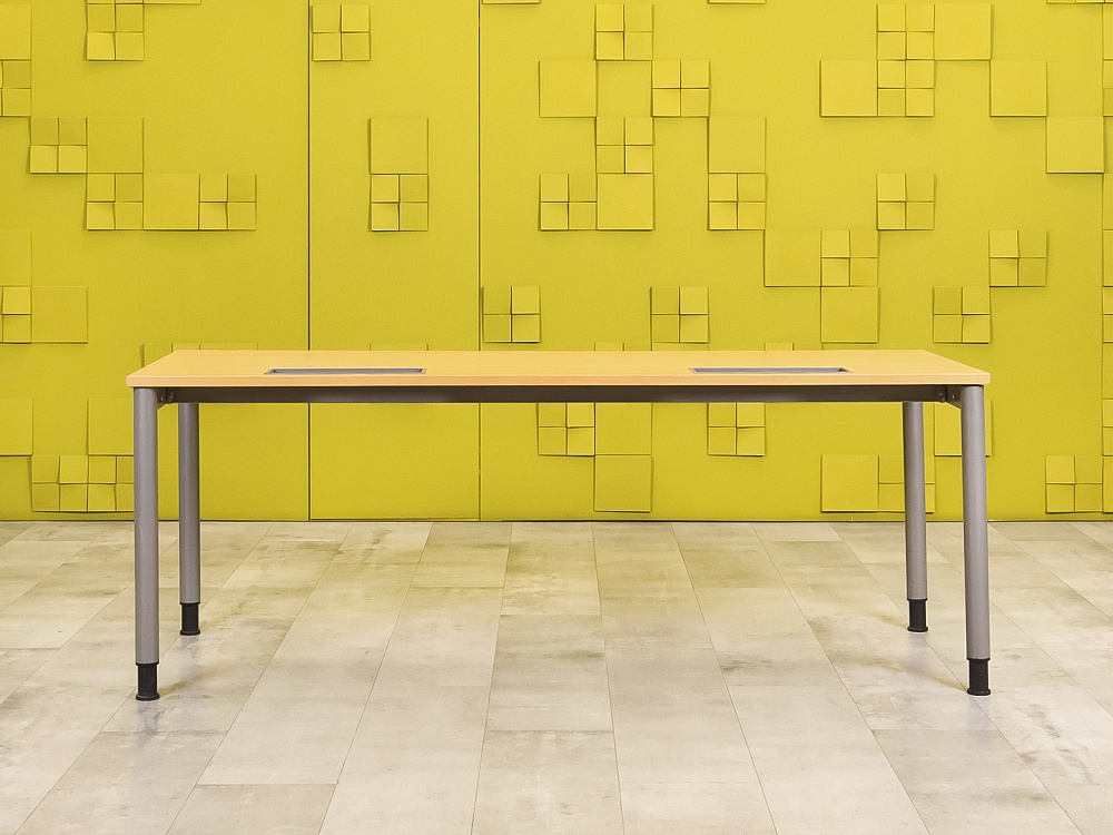 Стол для руководителя   Steelcase ЛДСП Бук Германия  СРПВ1-23036