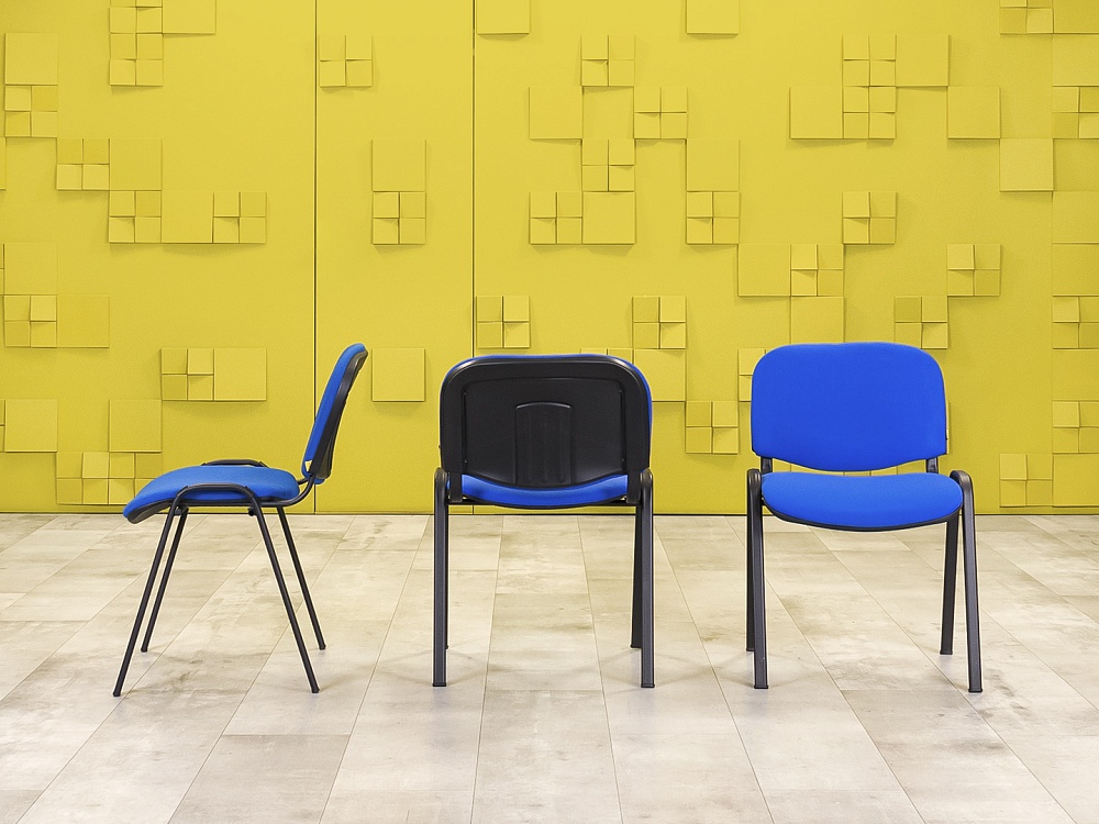 Офисный стул  ИЗО Ткань Синий Россия  ИзоН(н)