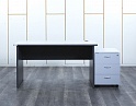 Купить Комплект офисной мебели стол с тумбой  1 400х700х750 ЛДСП Серый   (СППС1к-15033)