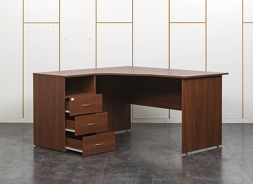 Комплект офисной мебели стол с тумбой  1 380х950х750 ЛДСП Вишня   (СПУШКл-14071)