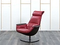 Мягкое кресло SteelCase Кожа Красный Massaud Lounge Chair  (КНКК-14045)