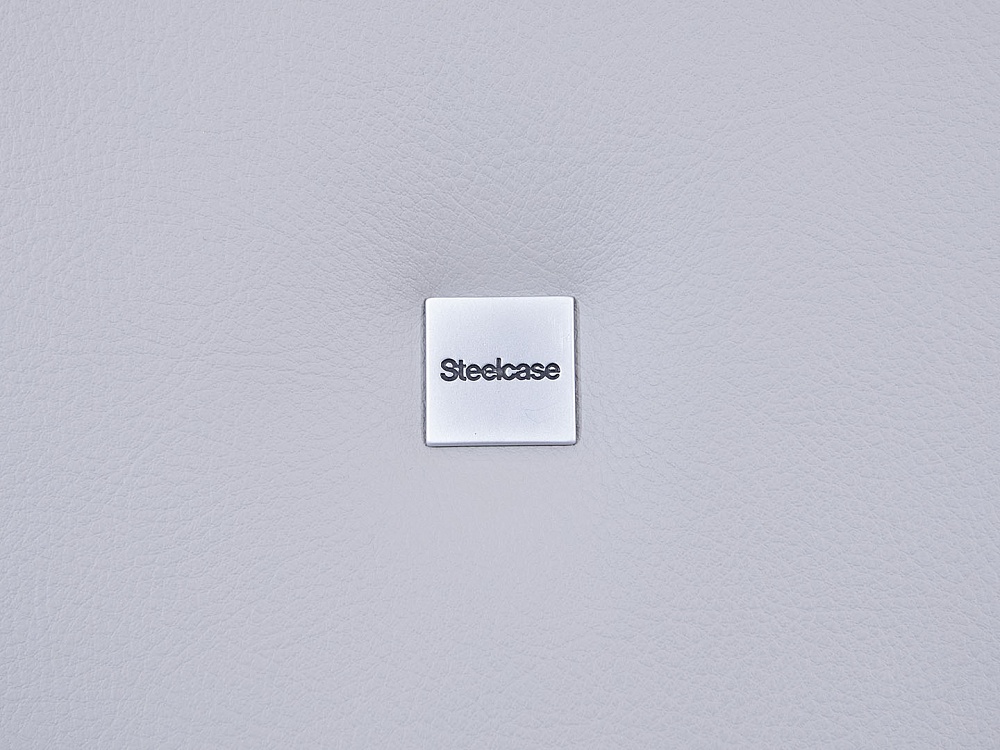 Офисное кресло руководителя  SteelCase Кожа Серый Please 2 Ergonomic  (КРКС-21015)