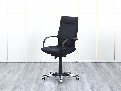 Офисное кресло руководителя  VITRA Ткань Черный   (КРТЧ-28113)