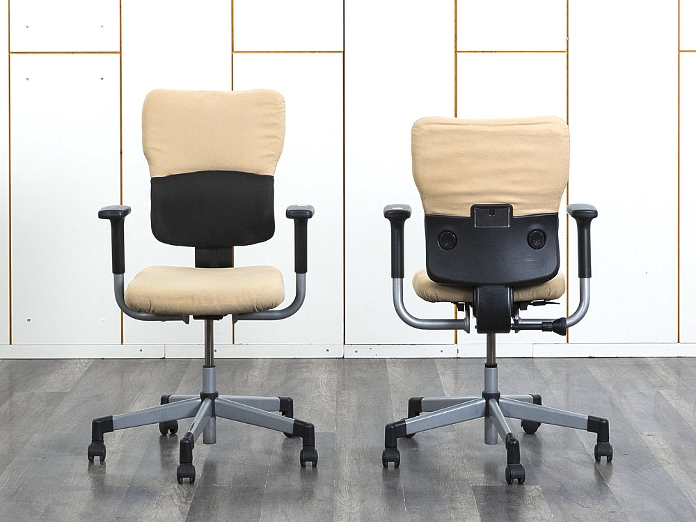 Офисное кресло для персонала  SteelCase Ткань Бежевый   (КПТБ-09083)