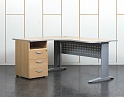 Купить Комплект офисной мебели стол с тумбой  1 600х900х740 ЛДСП Ольха   (СПУЛКЛ-06041)