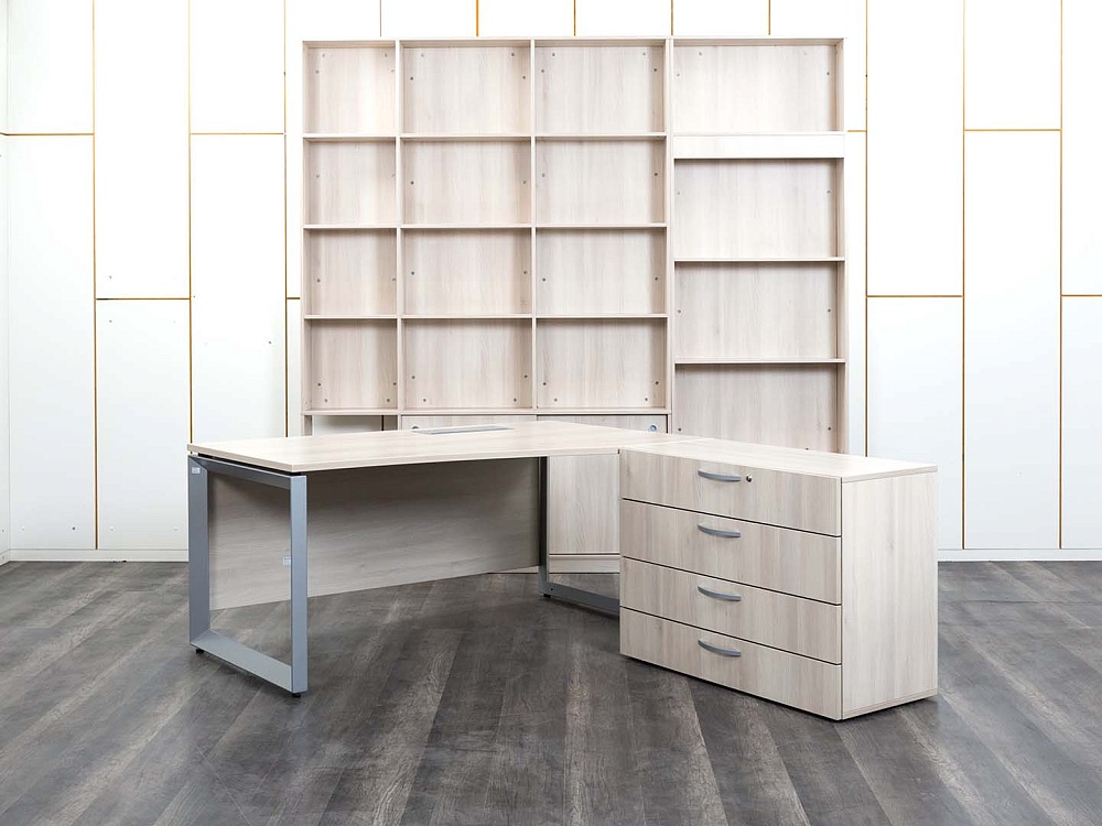 Кабинет руководителя SteelCase 1 600х2 000х750 ЛДСП Клен   (КРВ-26112)