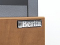 Комплект офисной мебели стол с тумбой Berlin 1 600х1 600х750 ЛДСП Ольха   (СППЛК1-29040)