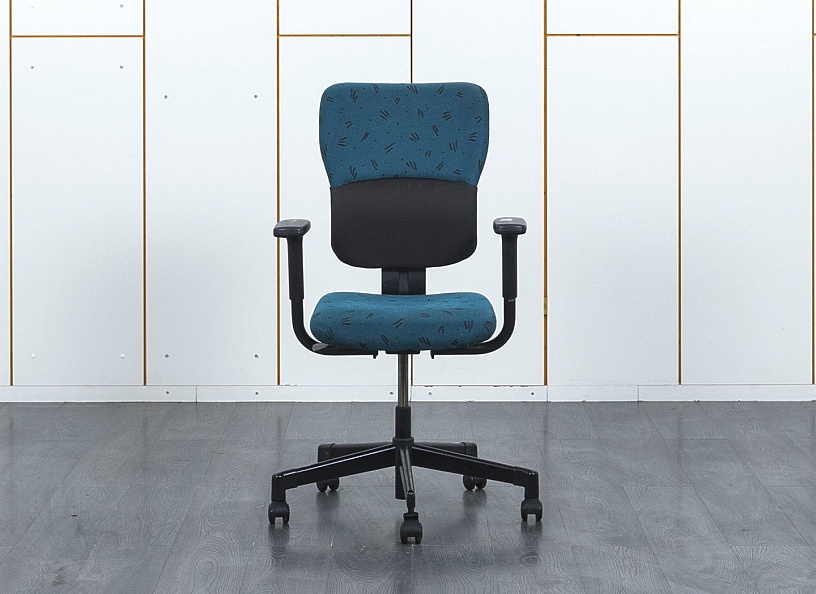 Офисное кресло руководителя  SteelCase Ткань Зеленый   (КРТЗ-04091)