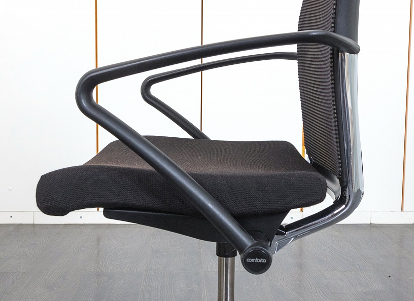 Конференц кресло для переговорной  Черный Ткань/сетка  Haworth   (КПТЧ2-24090)