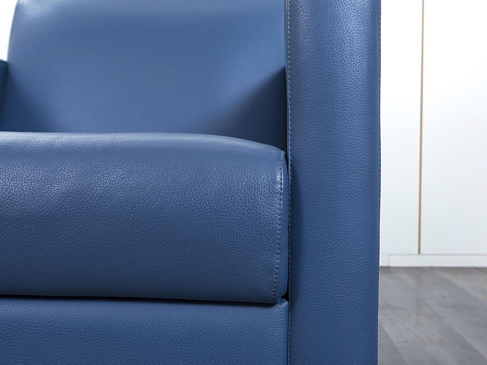 Мягкое кресло Herman Miller Кожа Синий   (Комплект из 2-х мягких кресел КНКНК-13112)