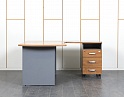 Купить Комплект офисной мебели стол с тумбой Berlin 1 600х1 600х750 ЛДСП Ольха   (СППЛК1-29040)