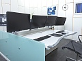 Комплект офисной мебели Technology Desking 2 050х1 330х720 ЛДСП Серый   (КОМС-01101)