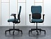 Офисное кресло руководителя  SteelCase Ткань Зеленый   (КРТЗ-20121)