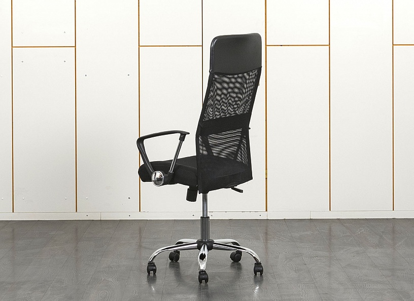 Офисное кресло руководителя   Сетка Черный   (КРТЧ-21051)