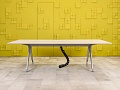 Офисный стол для переговоров Steelcase 2450x1500x720 МДФ Белый Франция_СГПБ-281223