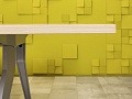Офисный стол для переговоров Steelcase ЛДСП Зебрано Франция  СГПЗ2-04026
