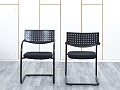 Конференц кресло для переговорной  Черный Ткань VITRA VISAVIS 2  (КДТЧ1-28113)