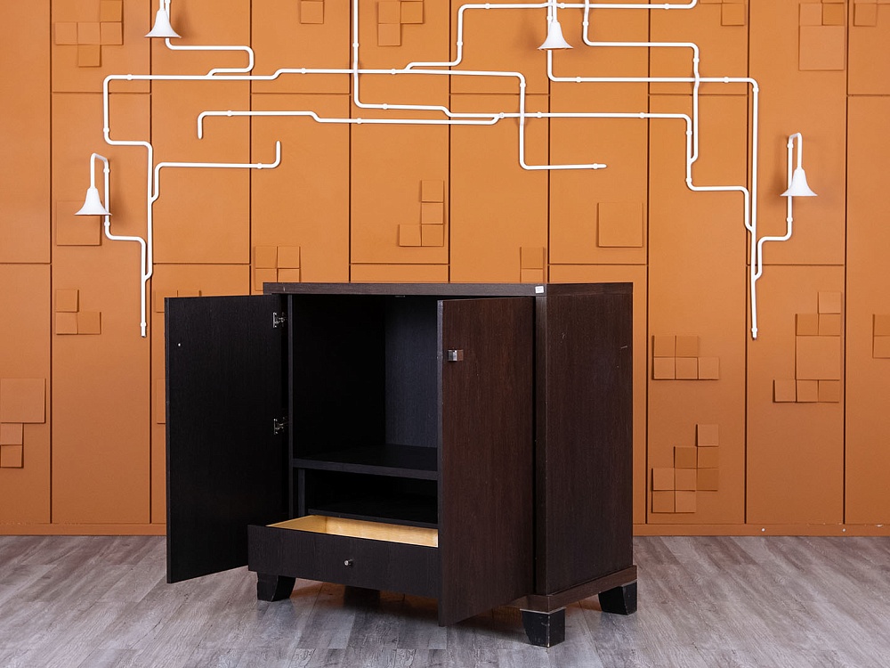 Шкаф для документов  1 200х600х1 160 Шпон Венге   (ШД2ДЕК-08075)