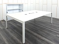 Офисный стол для переговоров Herman Miller 2 400х1 400х750 ЛДСП Белый   (СГПБк-02122)