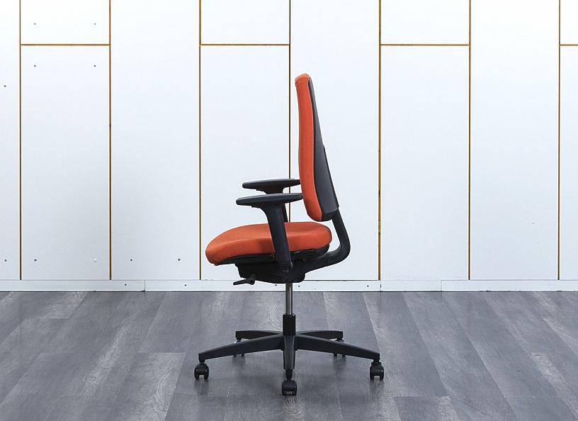 Офисное кресло для персонала   Ткань Оранжевый   (КПТО-30053уц)