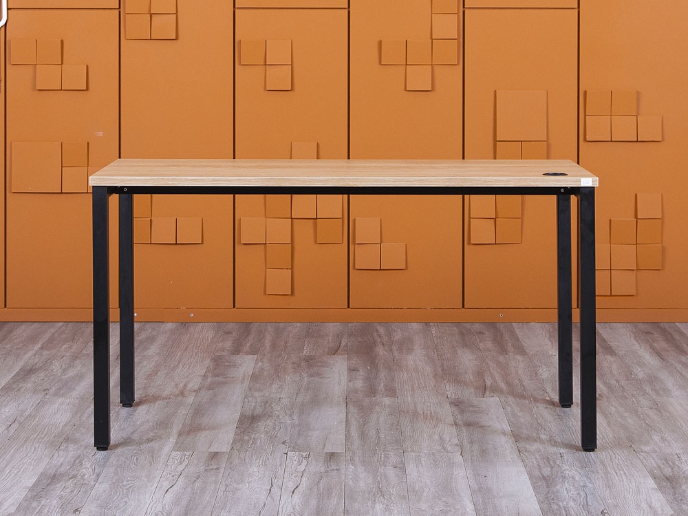 Офисный стол прямой  1 400х600х750 ЛДСП Зебрано   (СППЗ-21085)