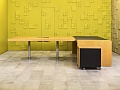 Стол для руководителя  K-Office BOS Barcelona Шпон Ольха Испания  СРПЛ1-04026