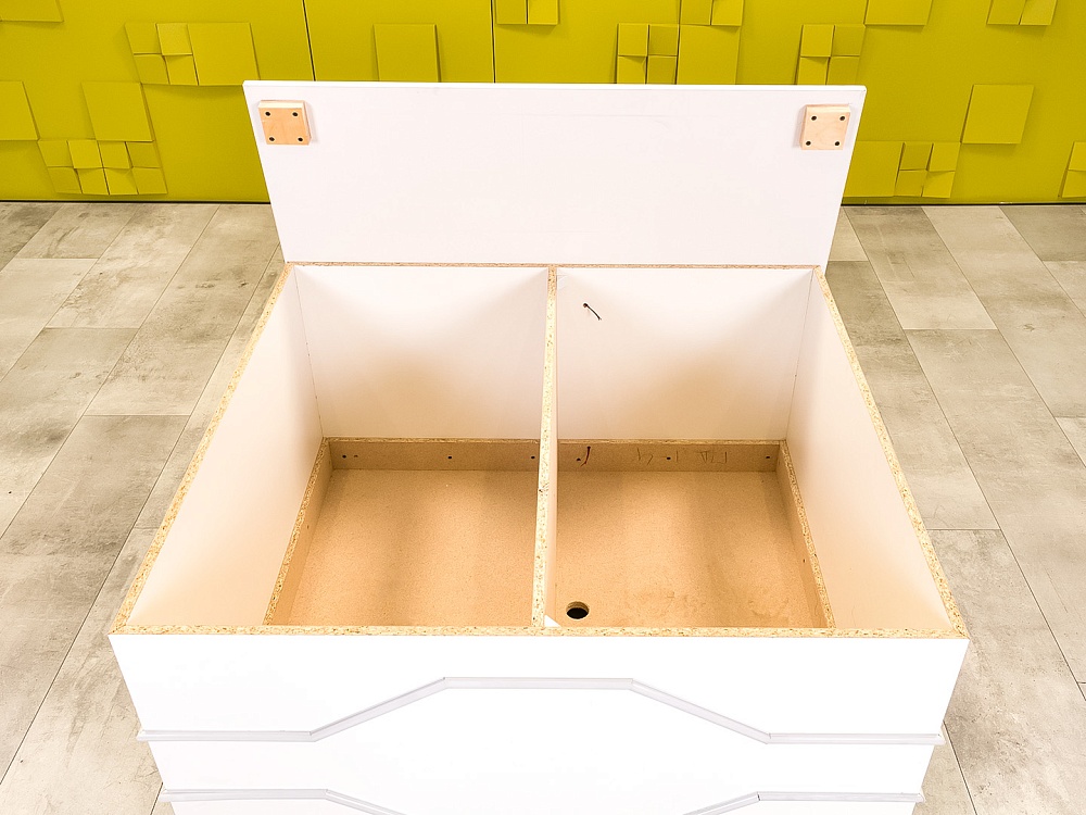 Журнальный столик 1100x1100x620 ЛДСП Белый Россия_СЖПБ-011024