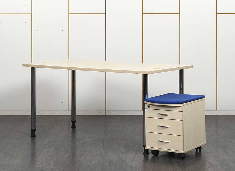 Комплект офисной мебели стол с тумбой ORGSPACE 1 500х800х750 ЛДСП Клён   (СПЭВК-12061)