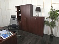 Кабинет руководителя  1 600х800х750 ЛДСП Махагон   (КРШ1-22061)