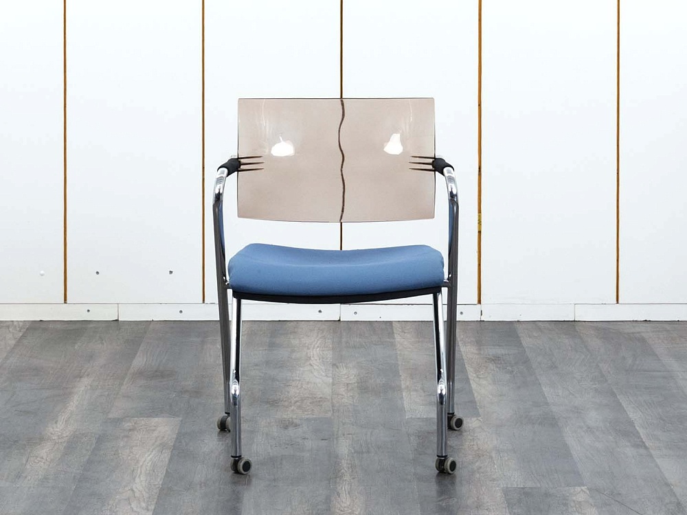 Конференц кресло для переговорной  Синий Ткань LUXY Aire JR  (УНТН-21013)